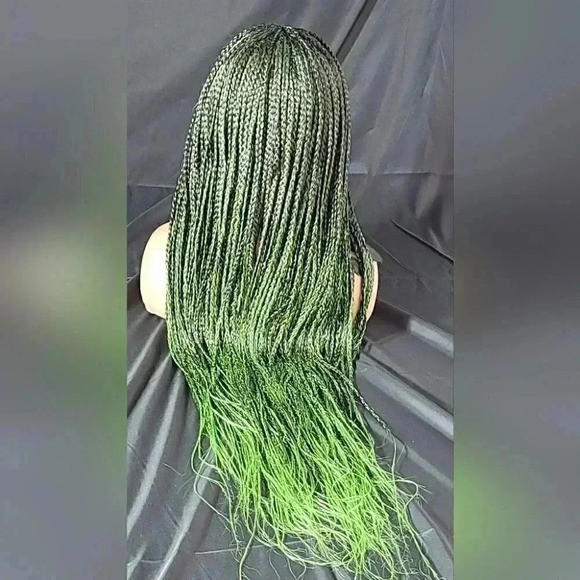 Braided wig 100% handmade, ombre wig, NWT exotic colors absolutely beautiful - Picture 4 of 10